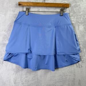 Footjoy Performance Layered Skort Size Small Blue Golf Pickleball Tennis Skirt